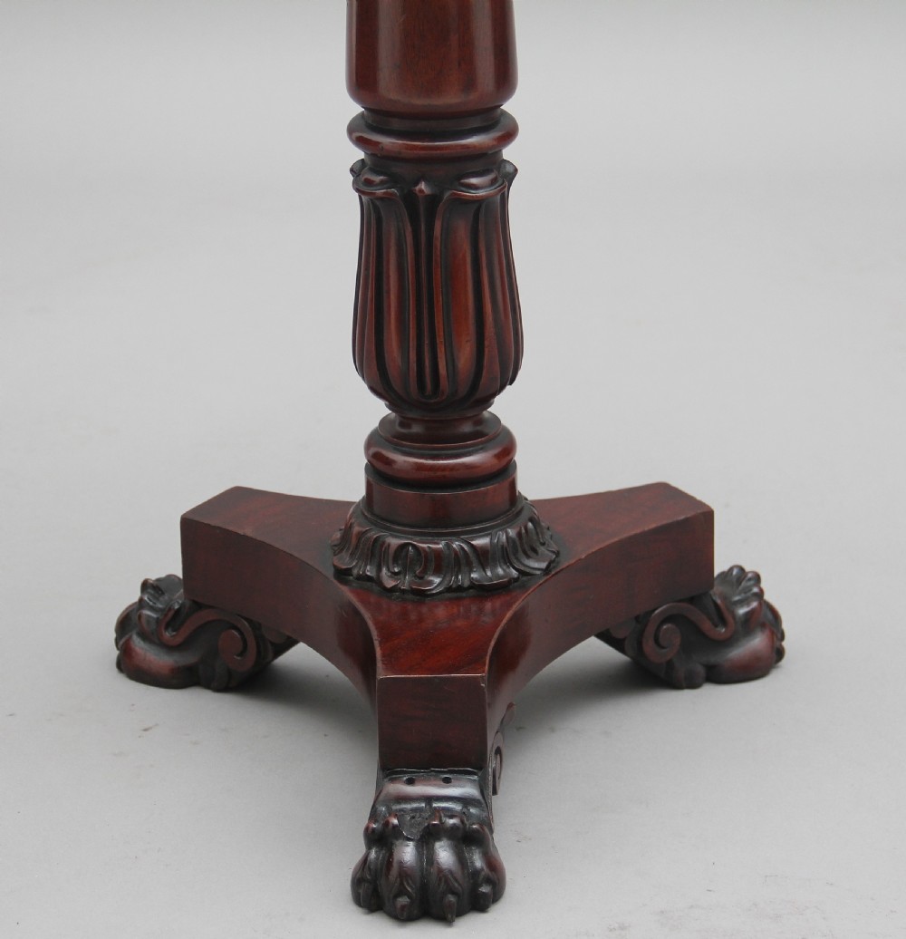 Early 19th Century mahogany and ebony wine table View VI