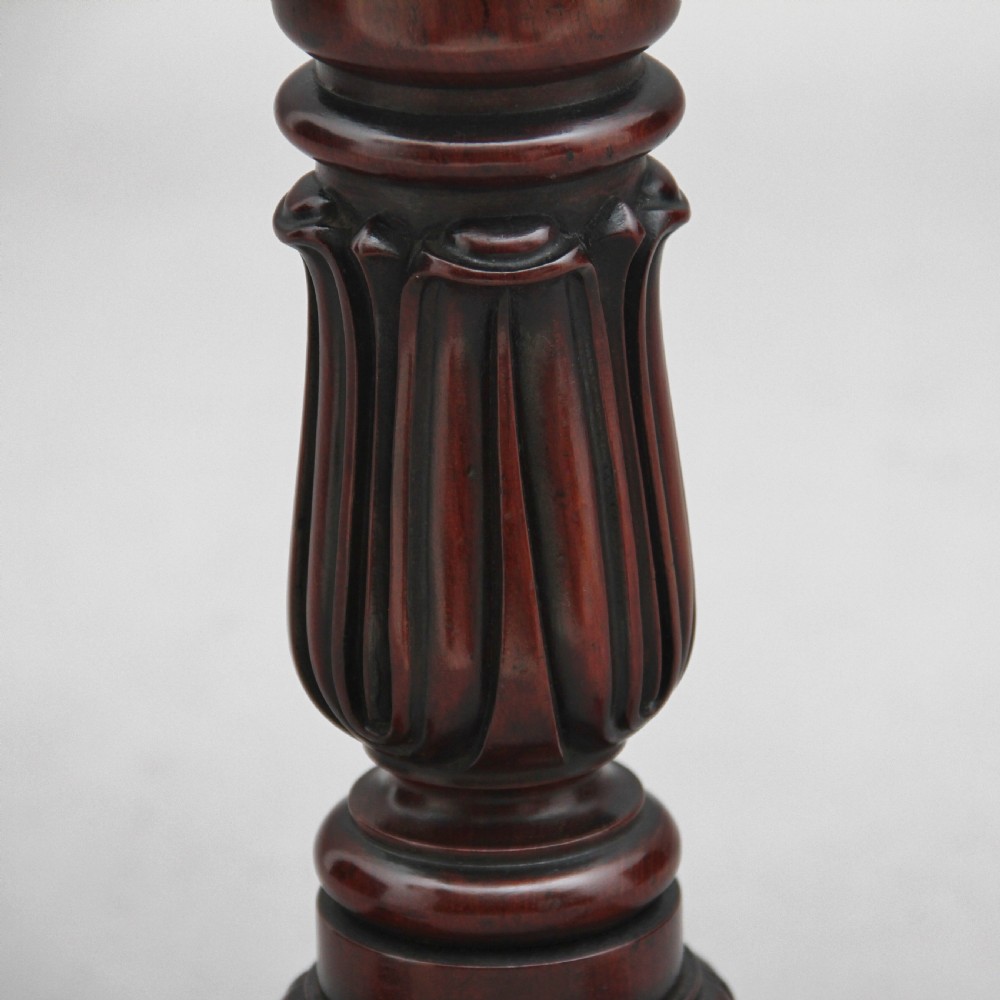 Early 19th Century mahogany and ebony wine table View VII