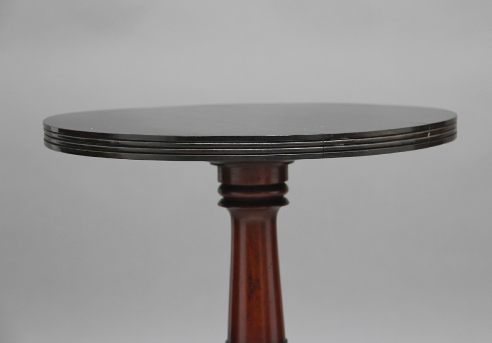Early 19th Century mahogany and ebony wine table View VIII