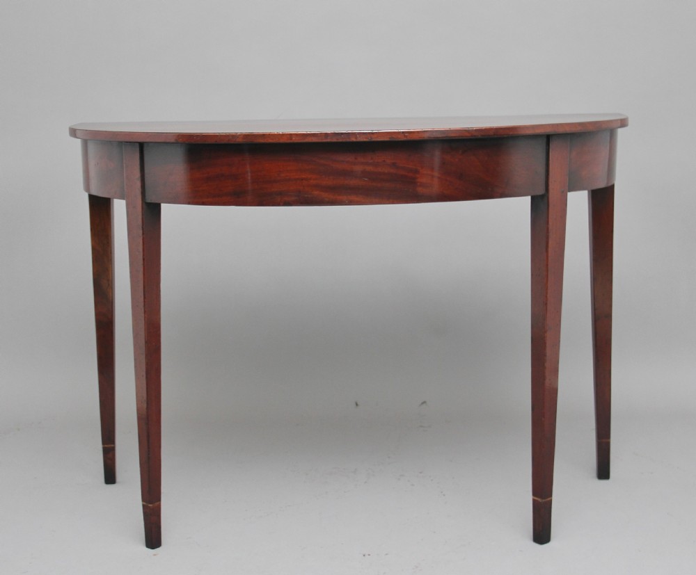 Pair of early 19th Century mahogany console tables View VIII