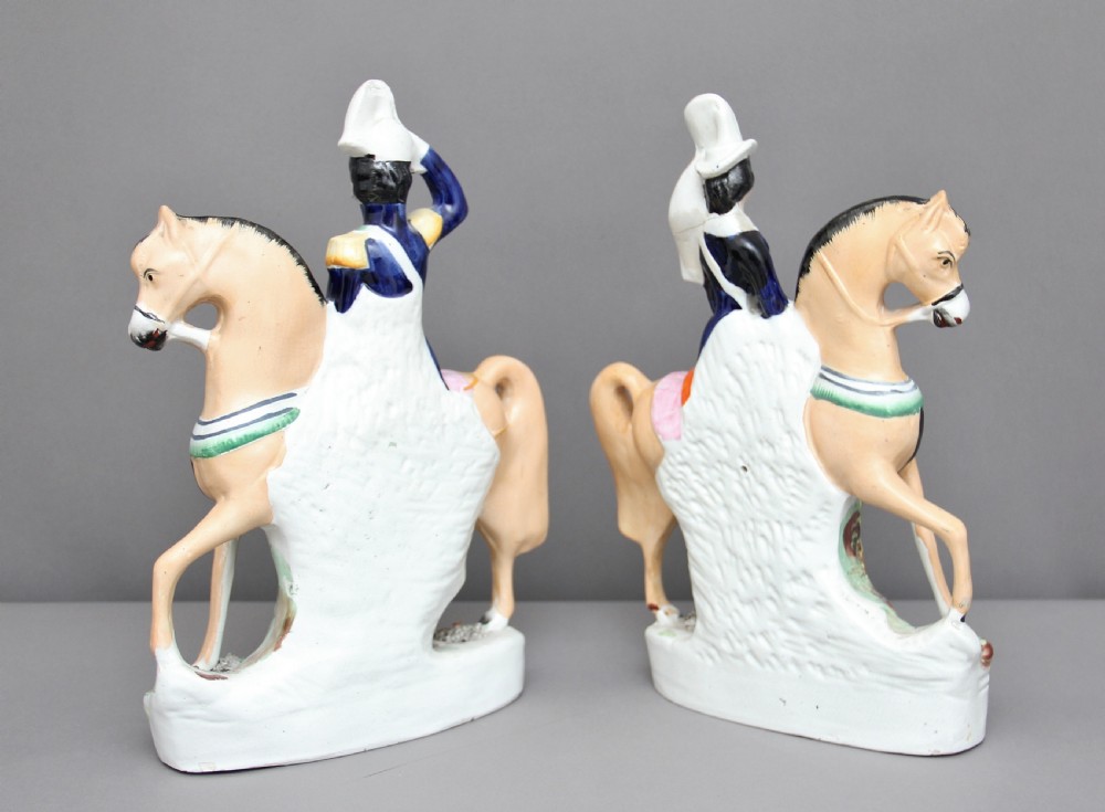 Pair of 19th Century Staffordshire figures View IV