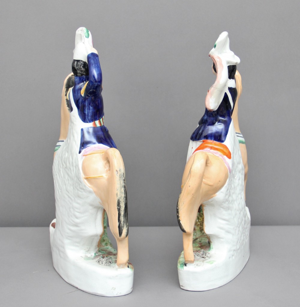 Pair of 19th Century Staffordshire figures View V
