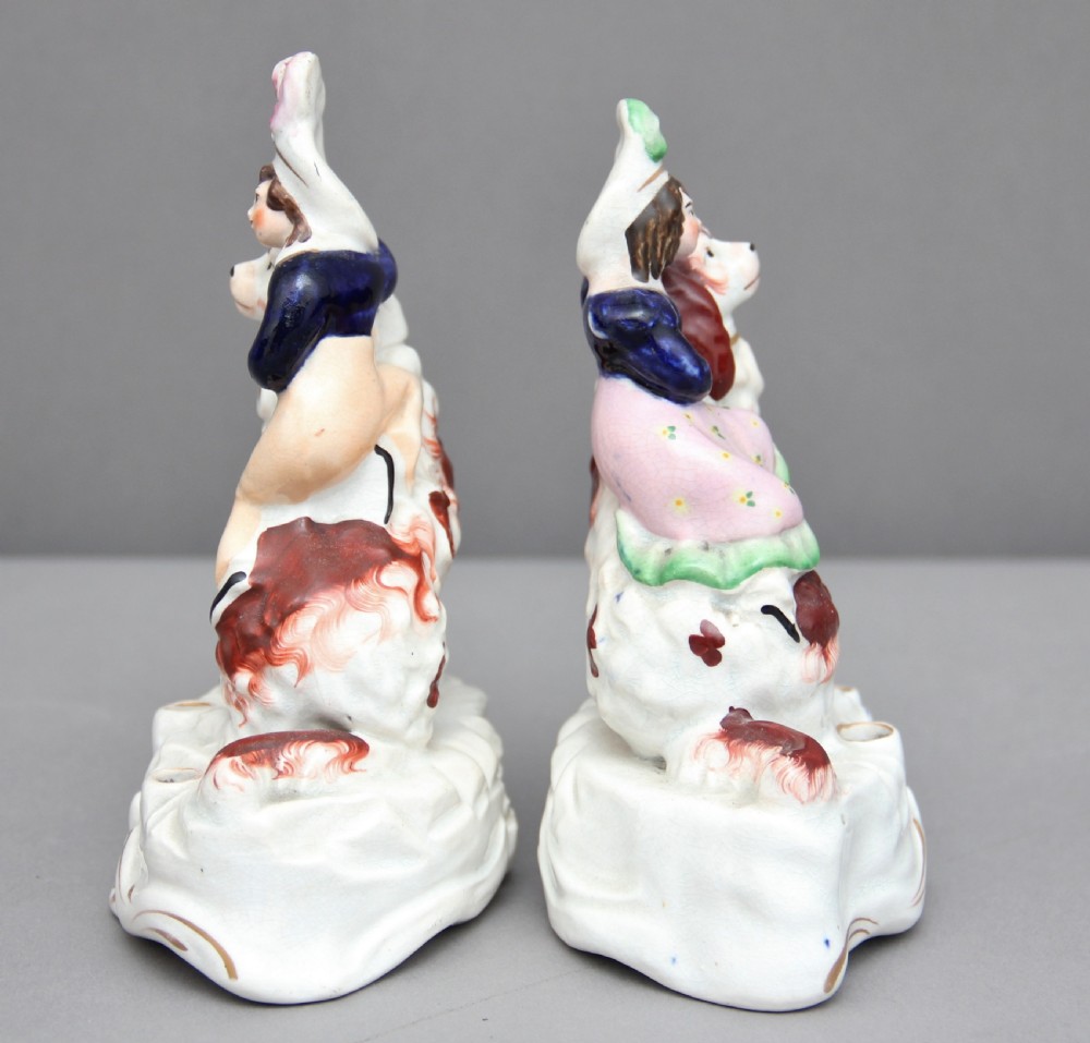 Pair of Staffordshire figures View V
