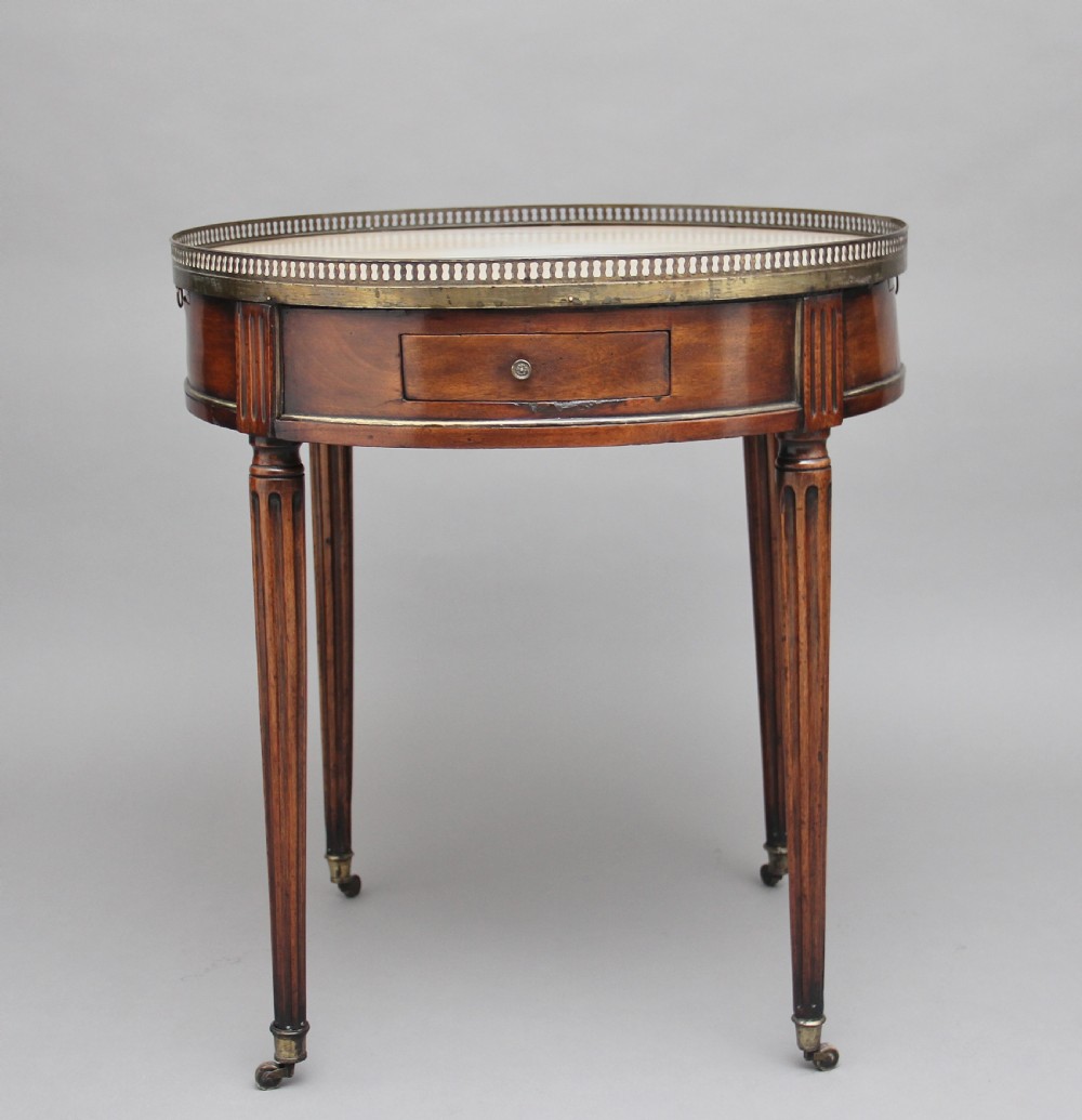 Early 19th Century mahogany and marble top occasional table