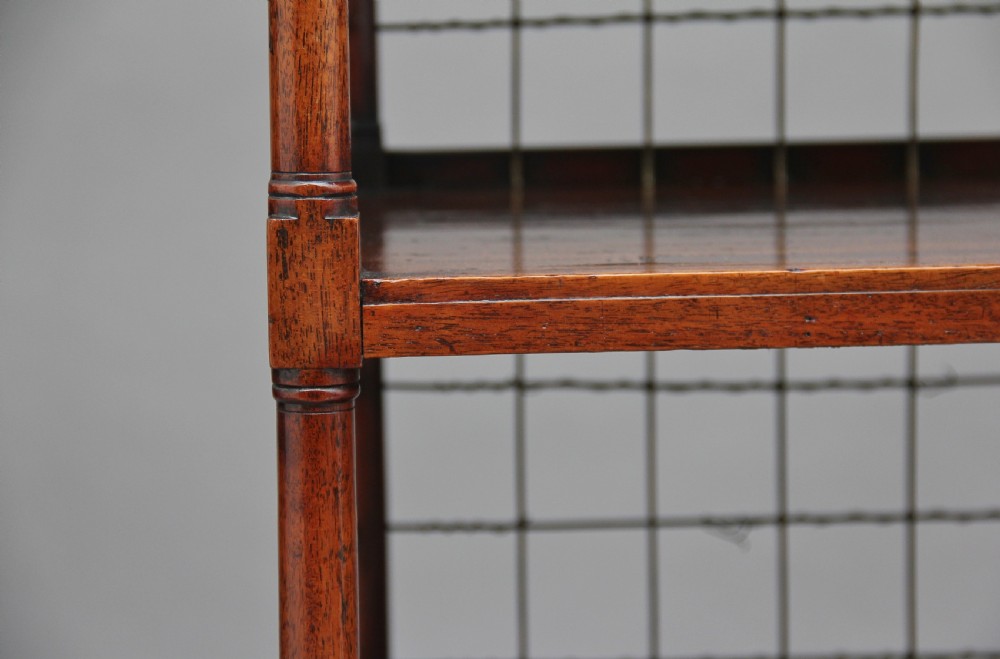 Early 19th Century three tier mahogany whatnot View XII