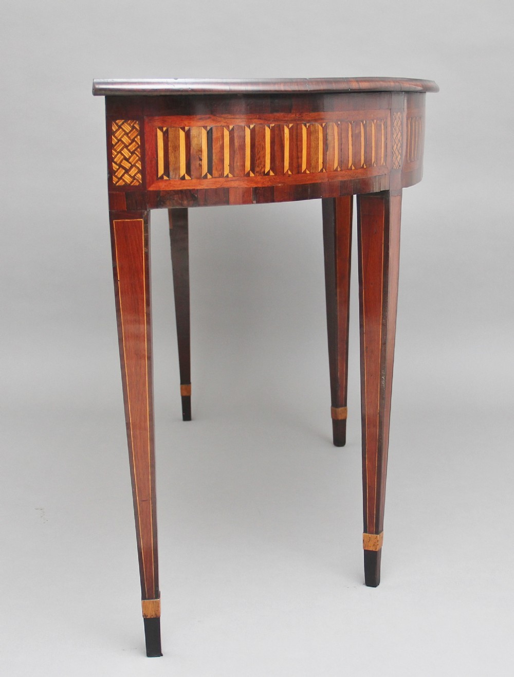 18th Century Italian walnut console table View IV
