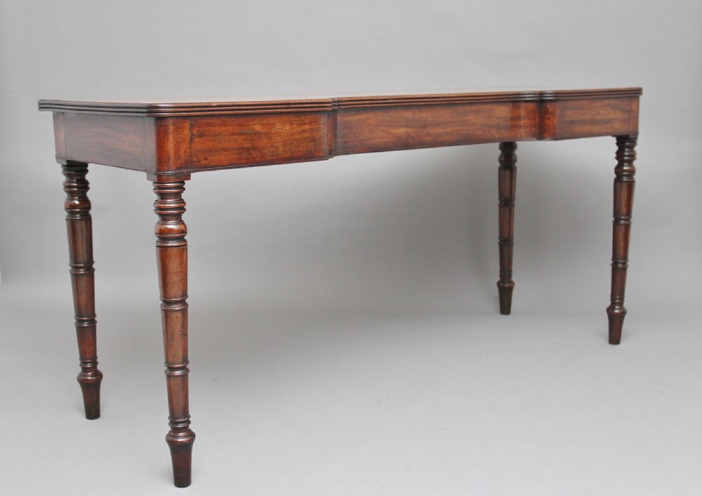 19th Century mahogany serving table View IV