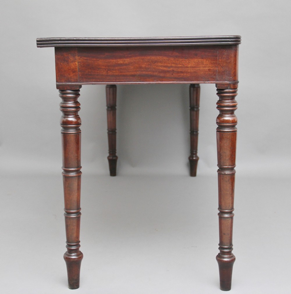 19th Century mahogany serving table View VI