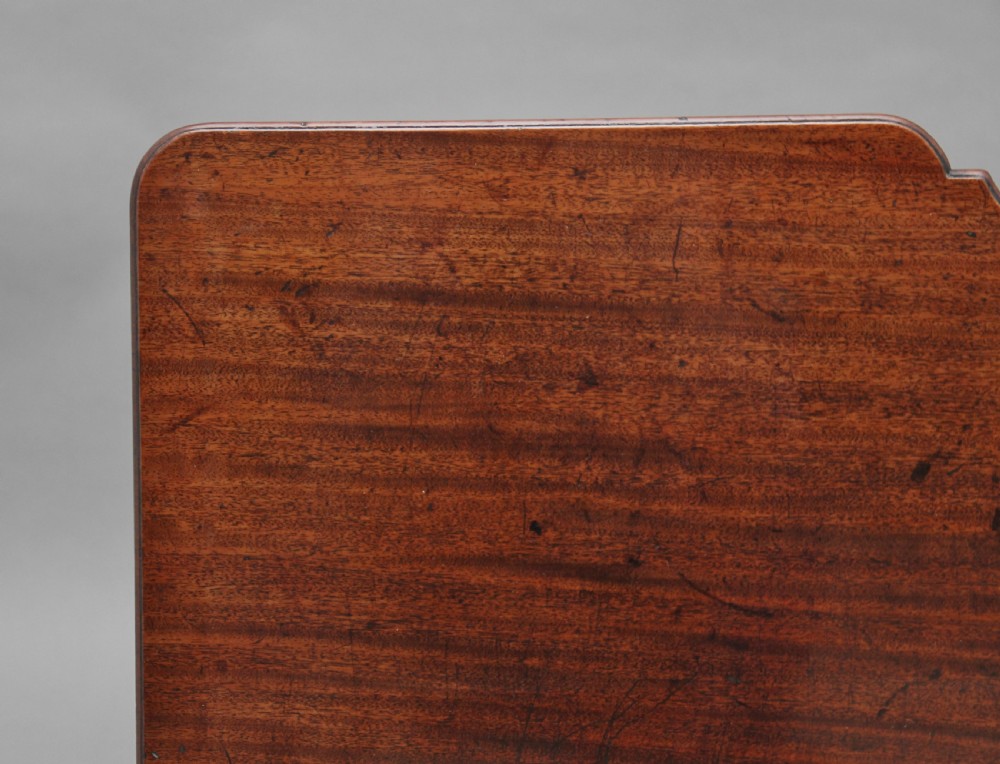 19th Century mahogany serving table View IX