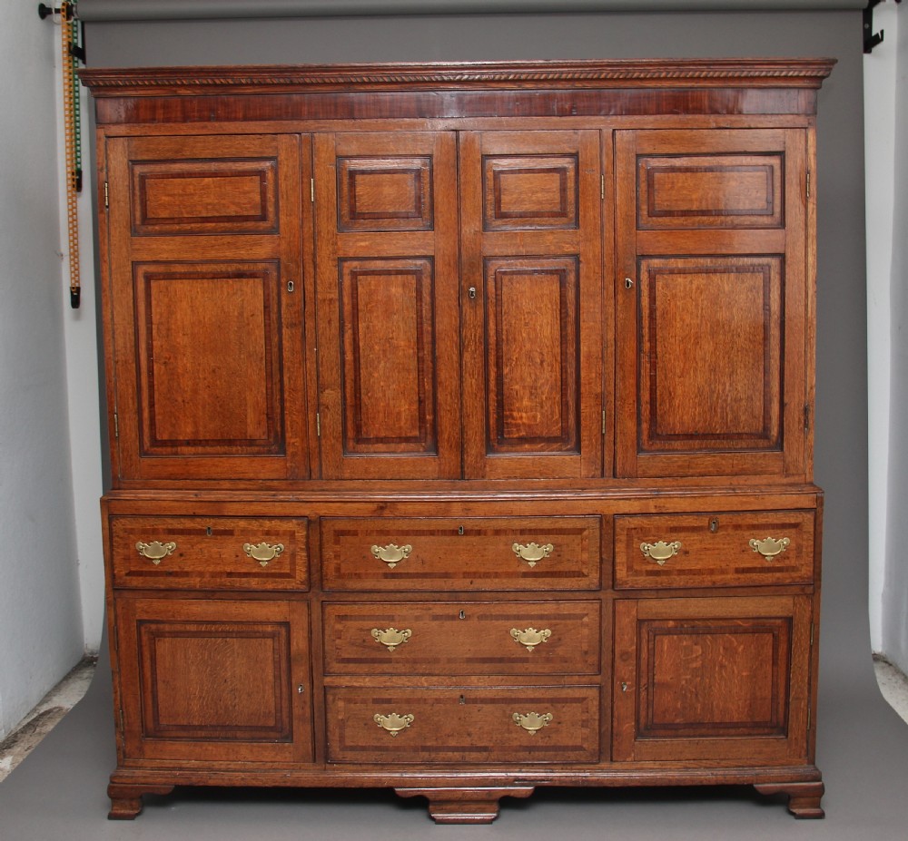 18th Century oak housekeepers cupboard