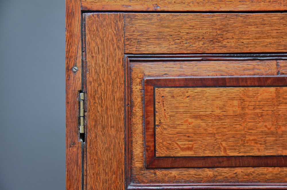 18th Century oak housekeepers cupboard View XII