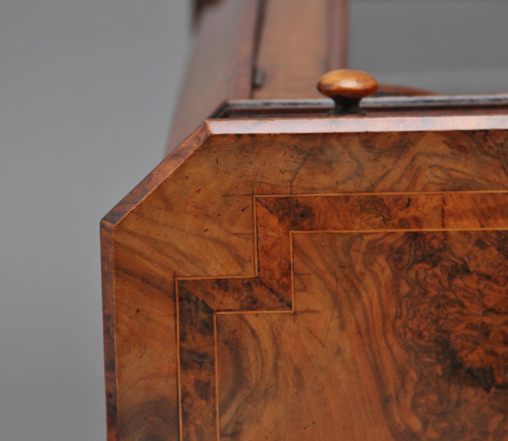 19th Century burr walnut inlaid music cabinet View VII