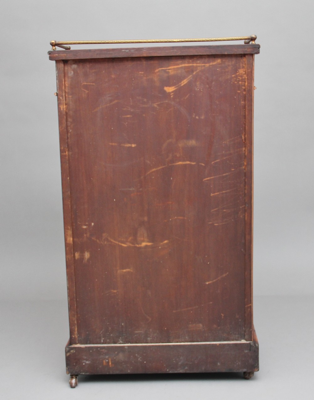 19th Century burr walnut inlaid music cabinet View IX