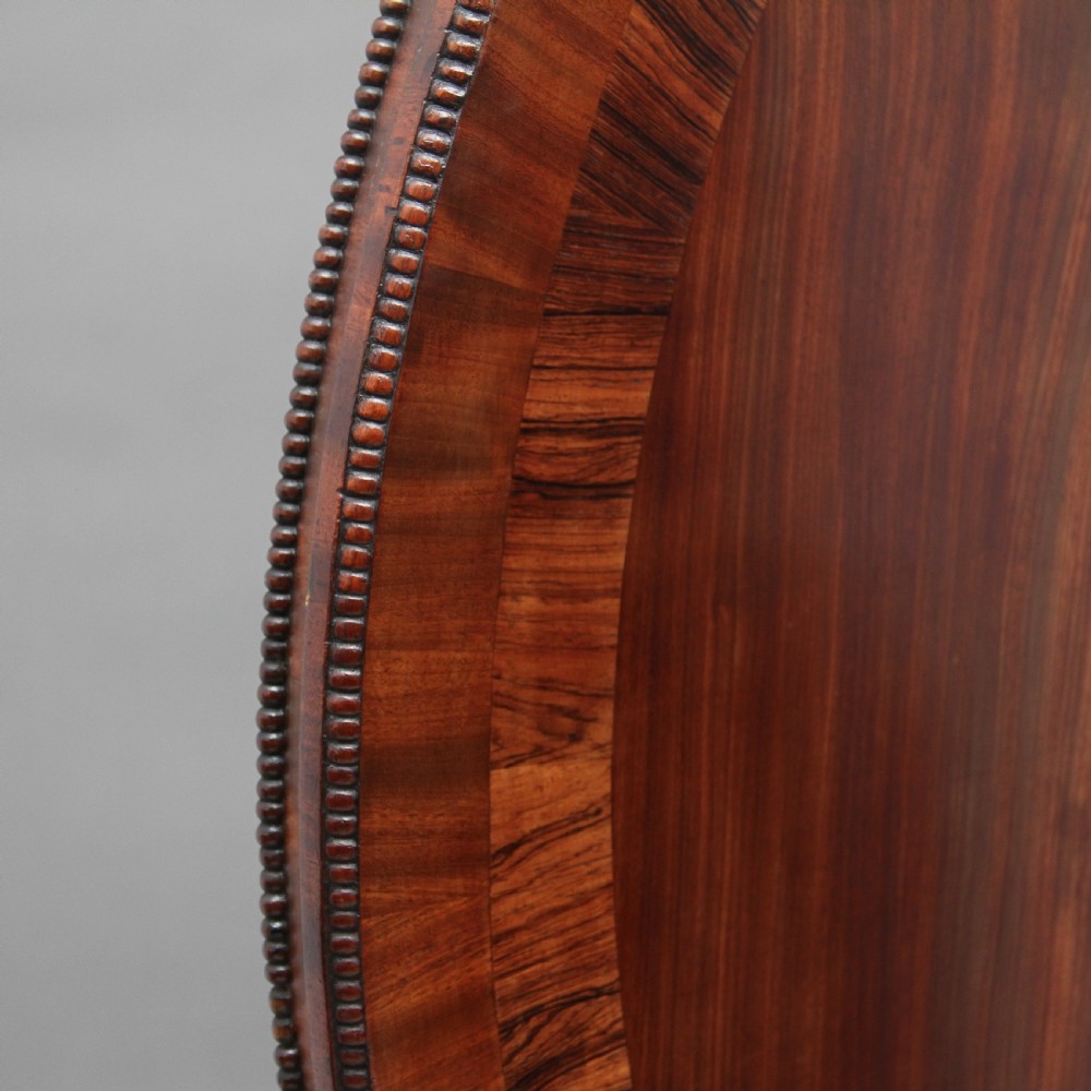 Early 19th Century flame mahogany breakfast table View XII