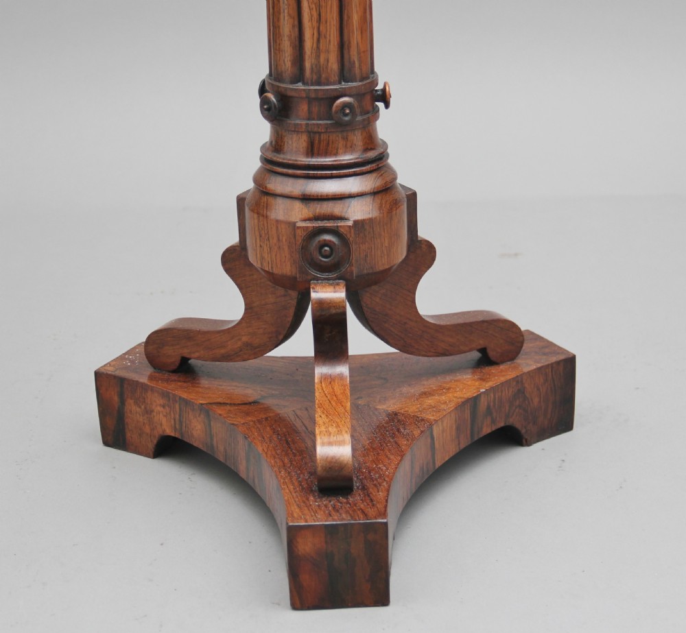 19th Century rosewood plant stand View III