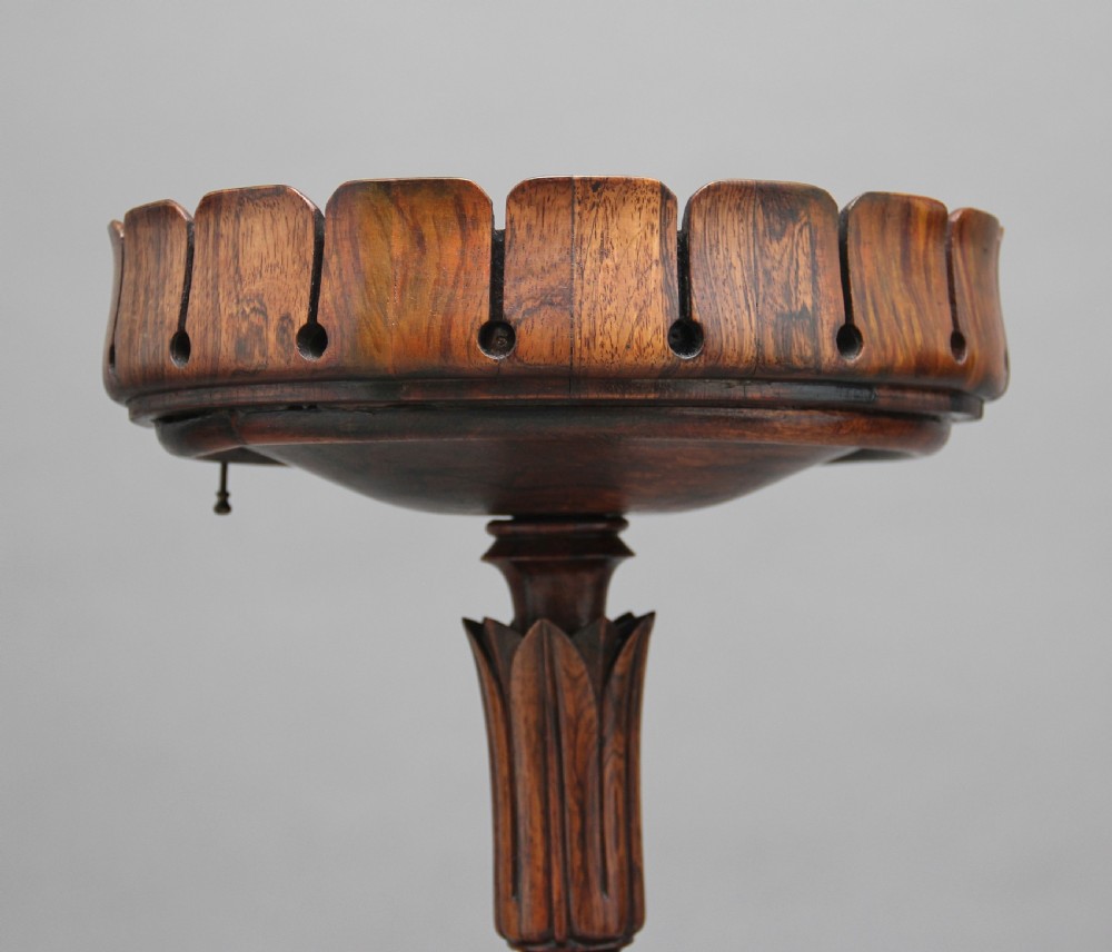 19th Century rosewood plant stand View IV