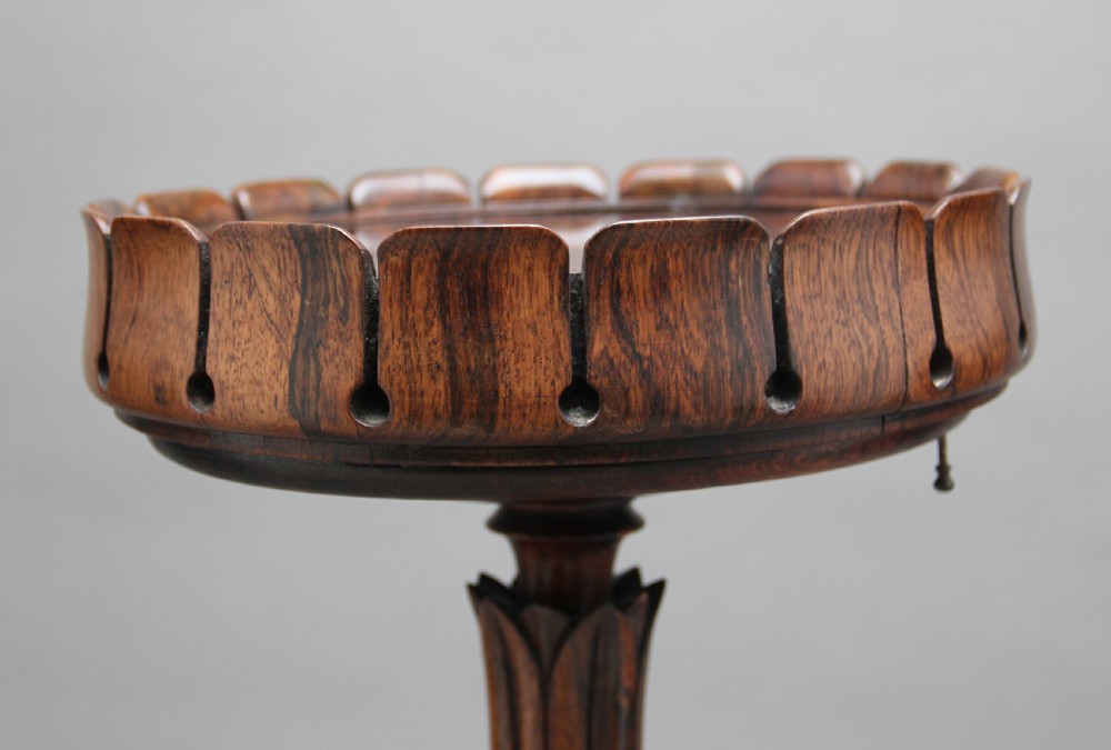 19th Century rosewood plant stand View VIII