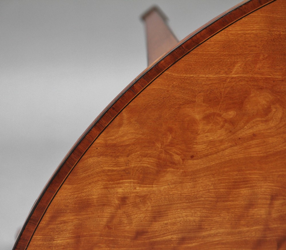 Early 19th Century satinwood card table View IX