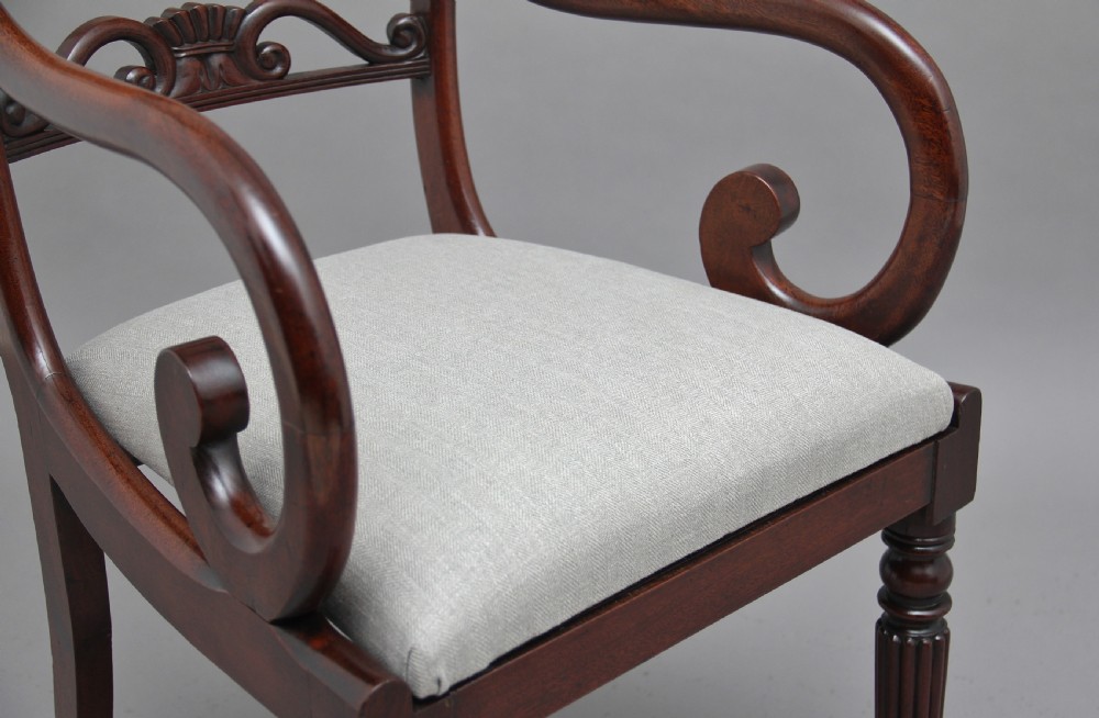 Early 19th Century mahogany armchair View VI