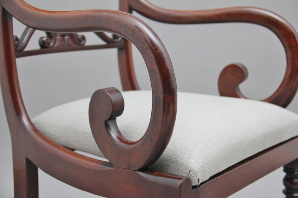 Early 19th Century mahogany armchair View VII