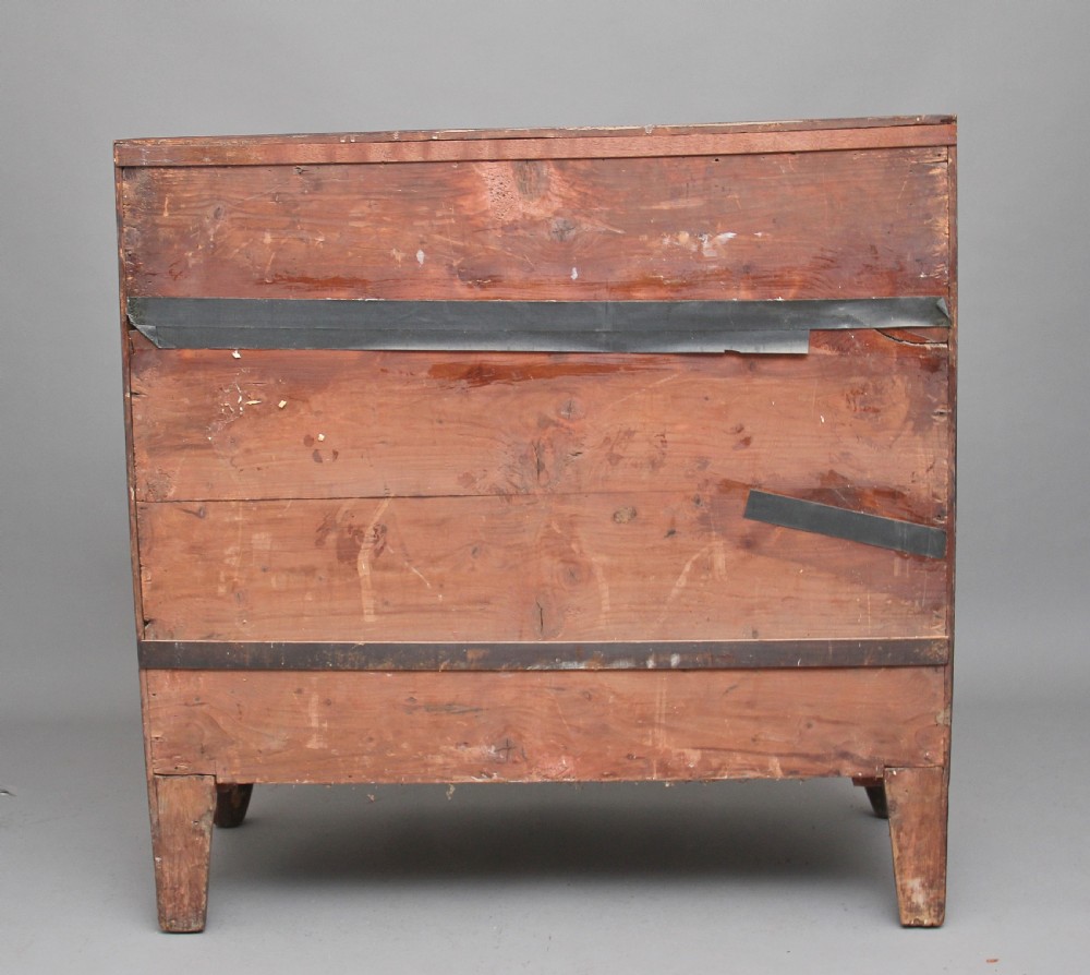 Early 19th Century mahogany bowfront chest View V