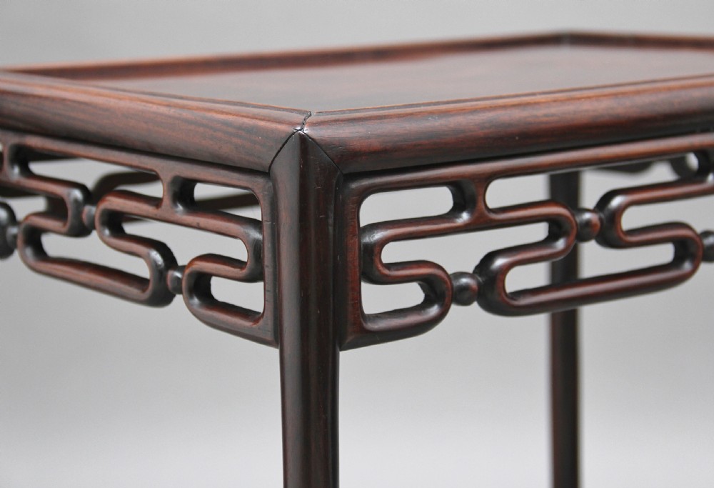 19th Century Chinese nest of four tables View X