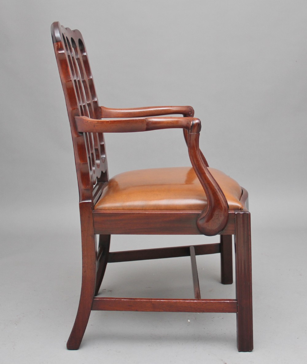 19th Century mahogany desk chair View II