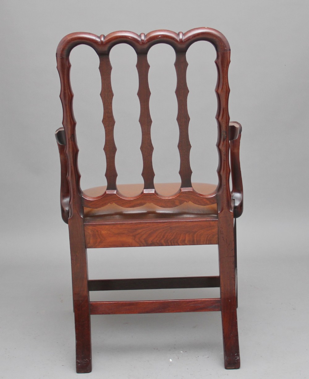 19th Century mahogany desk chair View III