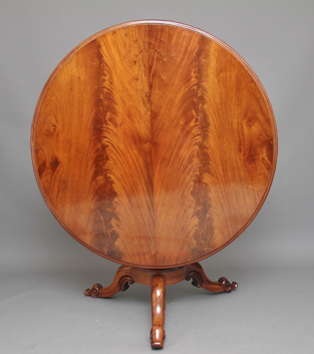 19th Century mahogany breakfast table View III