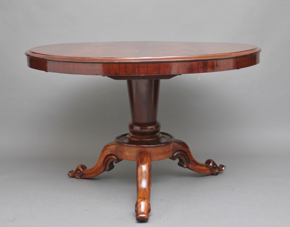 19th Century mahogany breakfast table View VI
