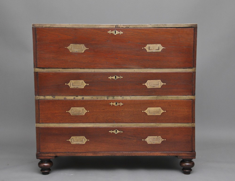 19th Century Anglo-Indian military chest View III