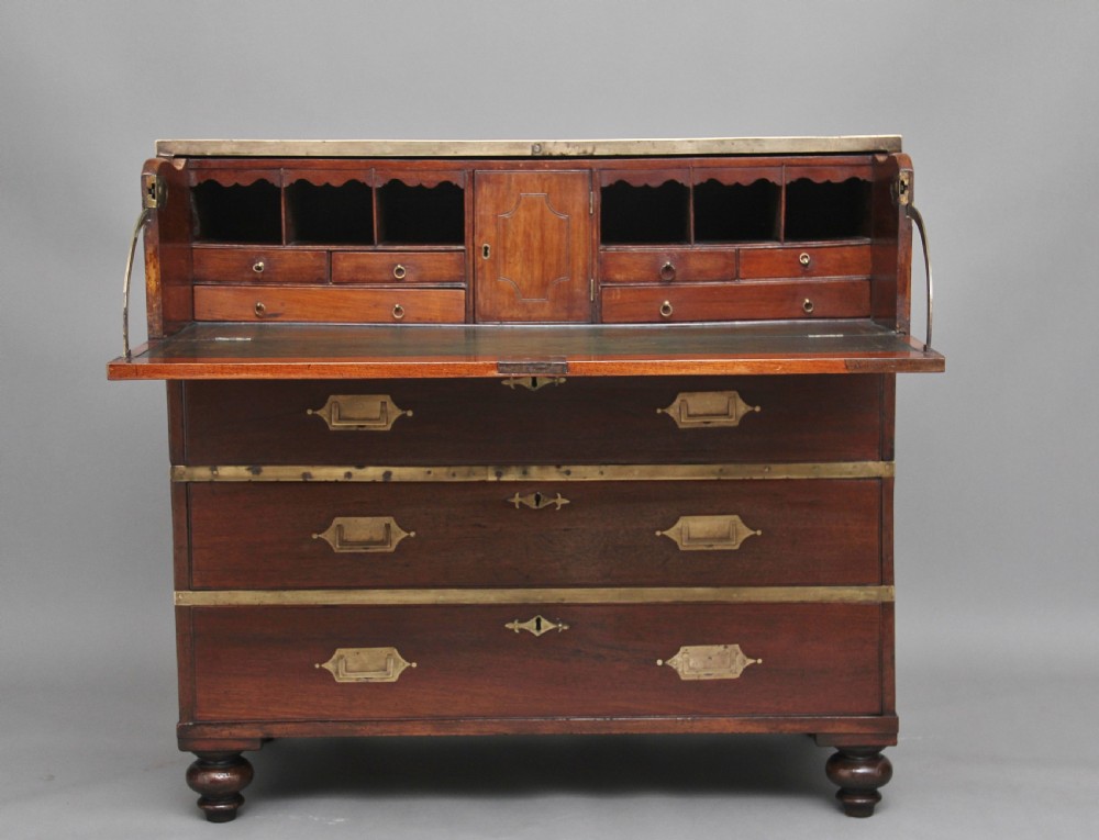 19th Century Anglo-Indian military chest View IV