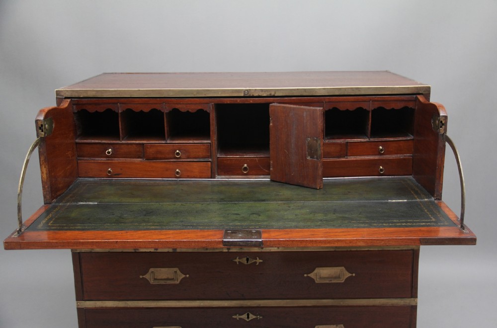 19th Century Anglo-Indian military chest View IX