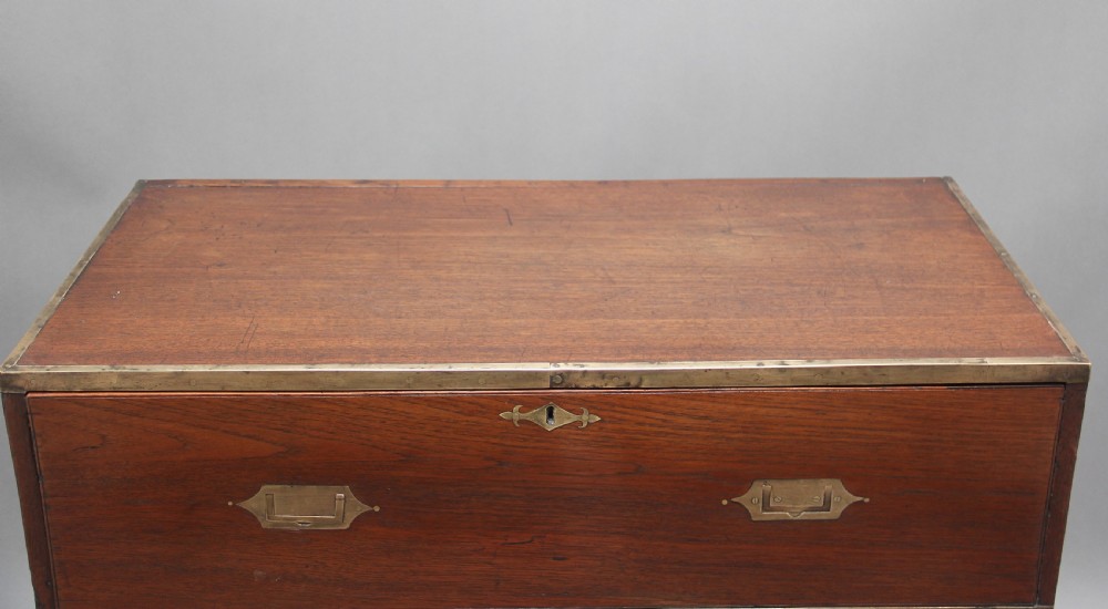 19th Century Anglo-Indian military chest View XV