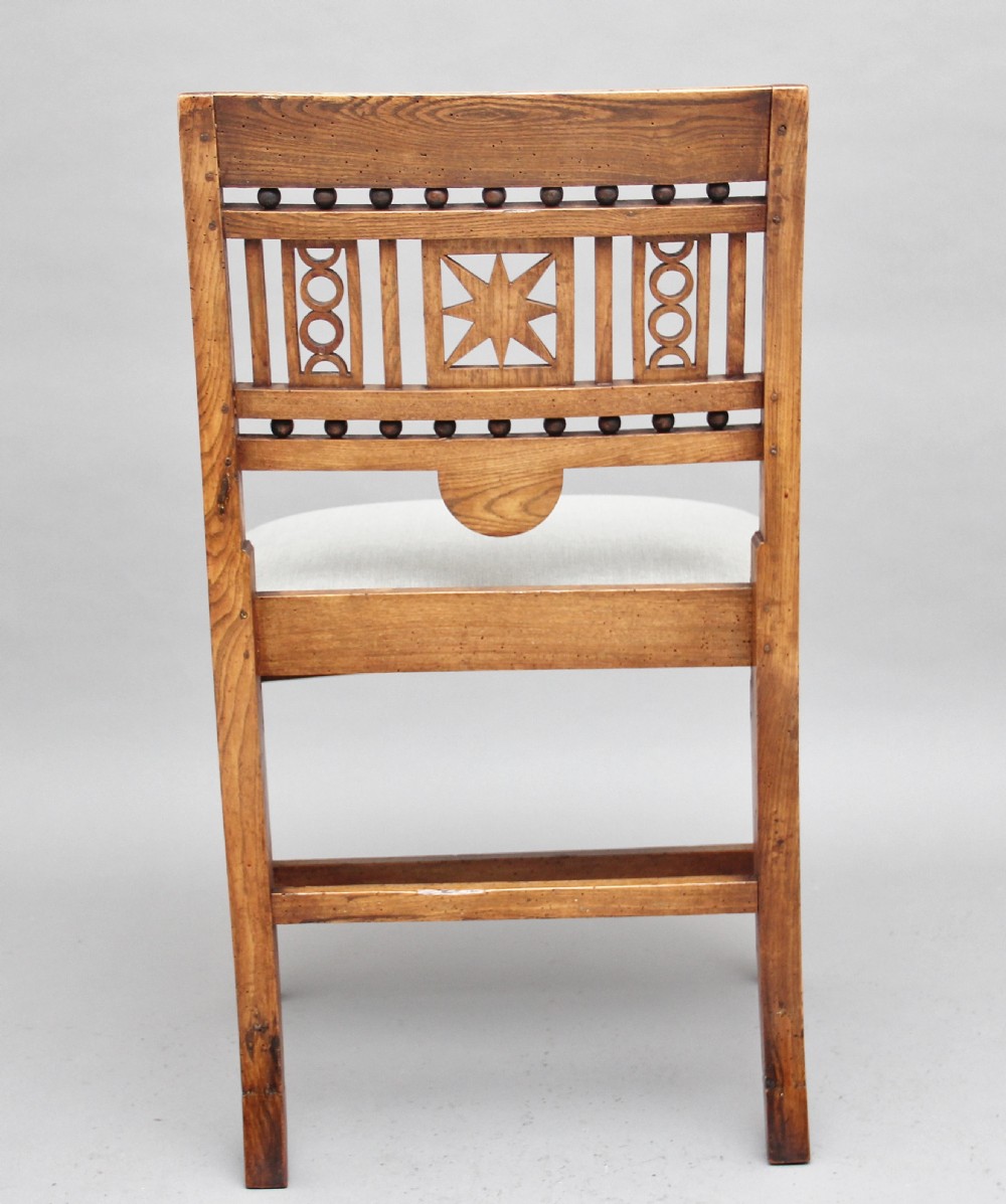 19th Century ash desk chair View III