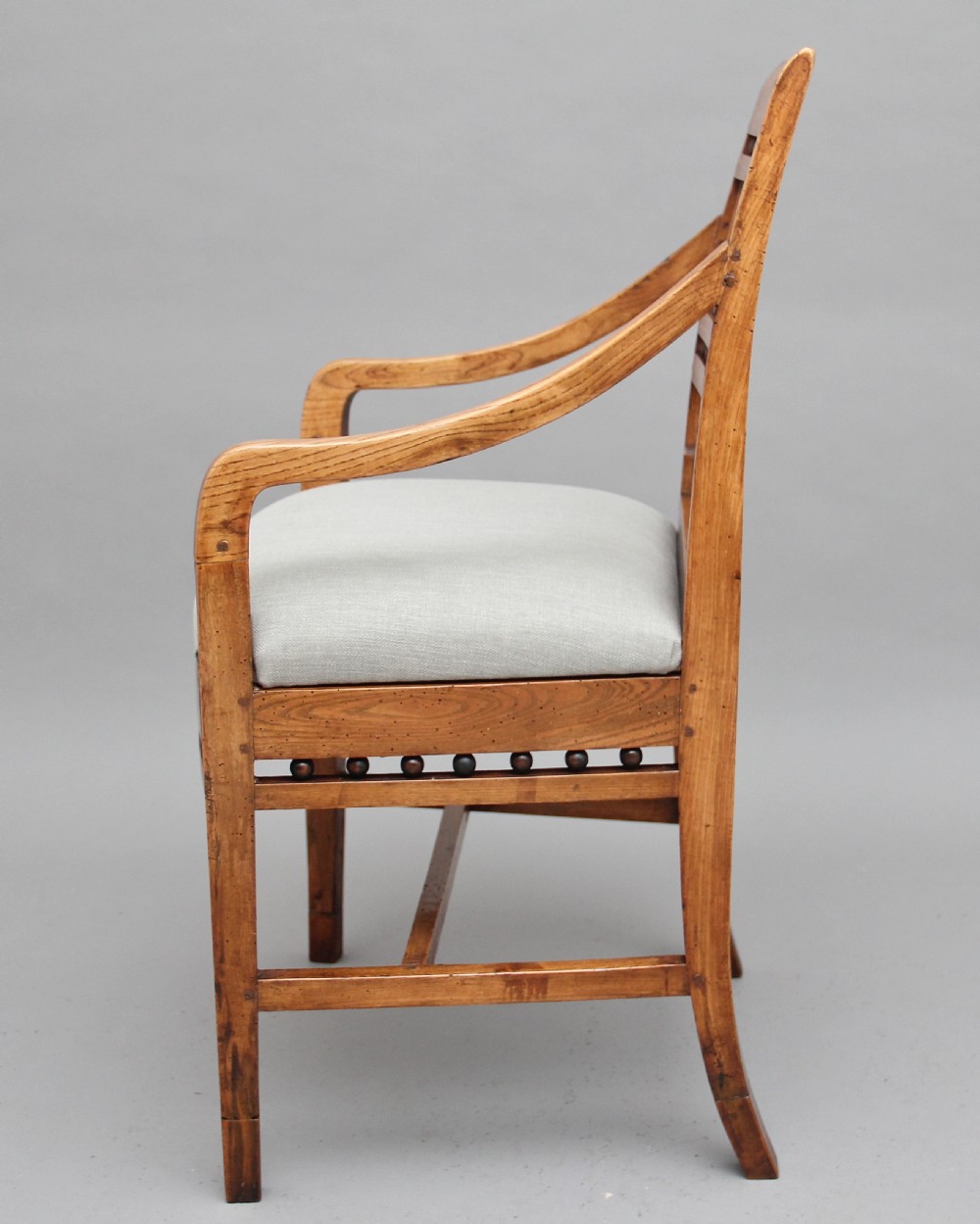 19th Century ash desk chair View IV