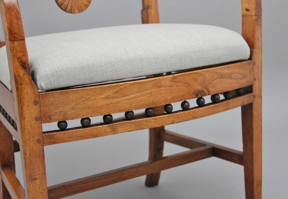 19th Century ash desk chair View IX