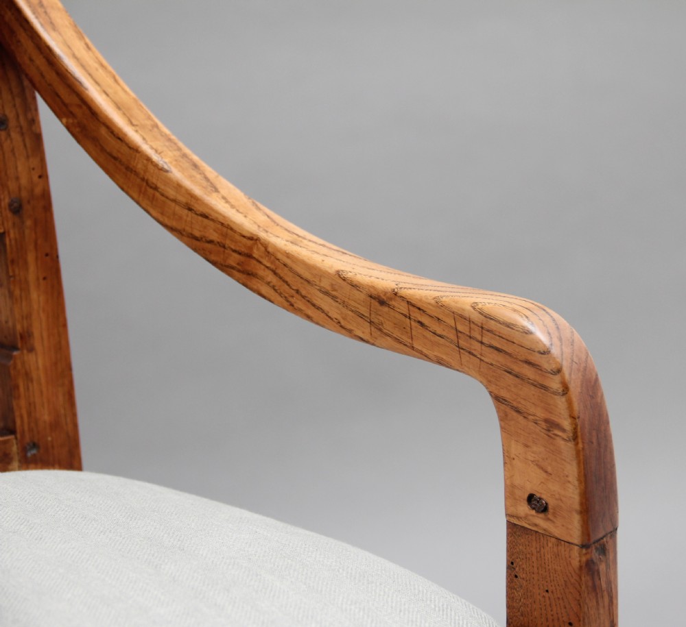 19th Century ash desk chair View X