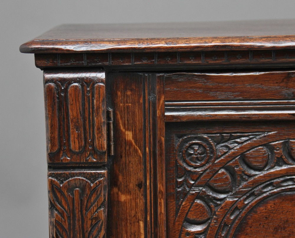Early 20th Century oak drinks cabinet View VIII