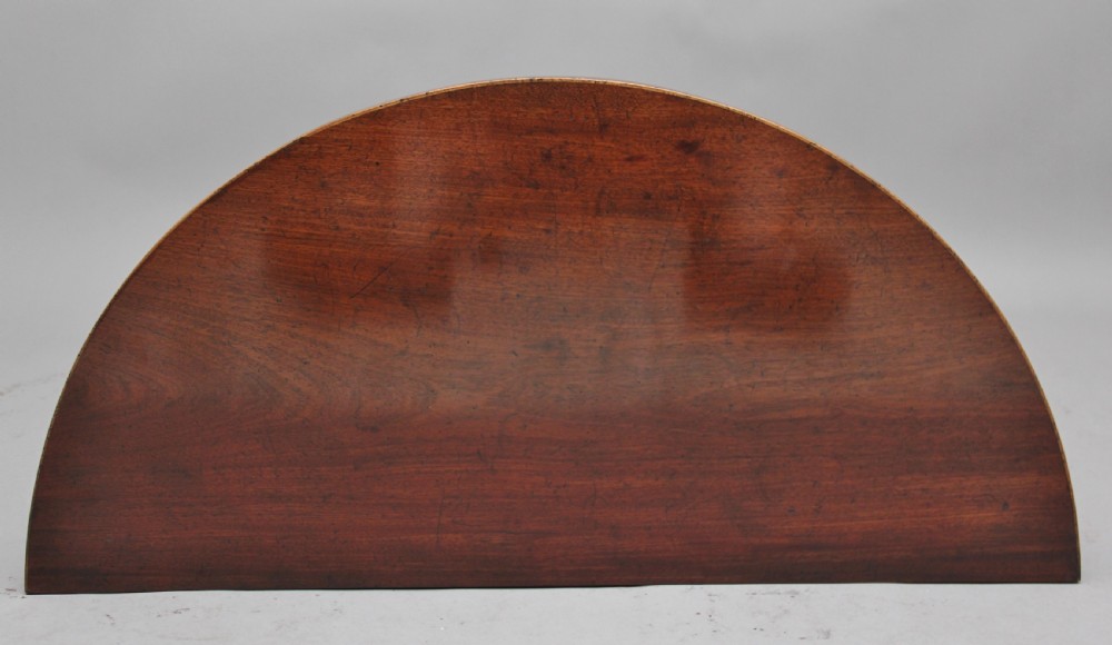 Pair of early 20th Century mahogany console tables View V