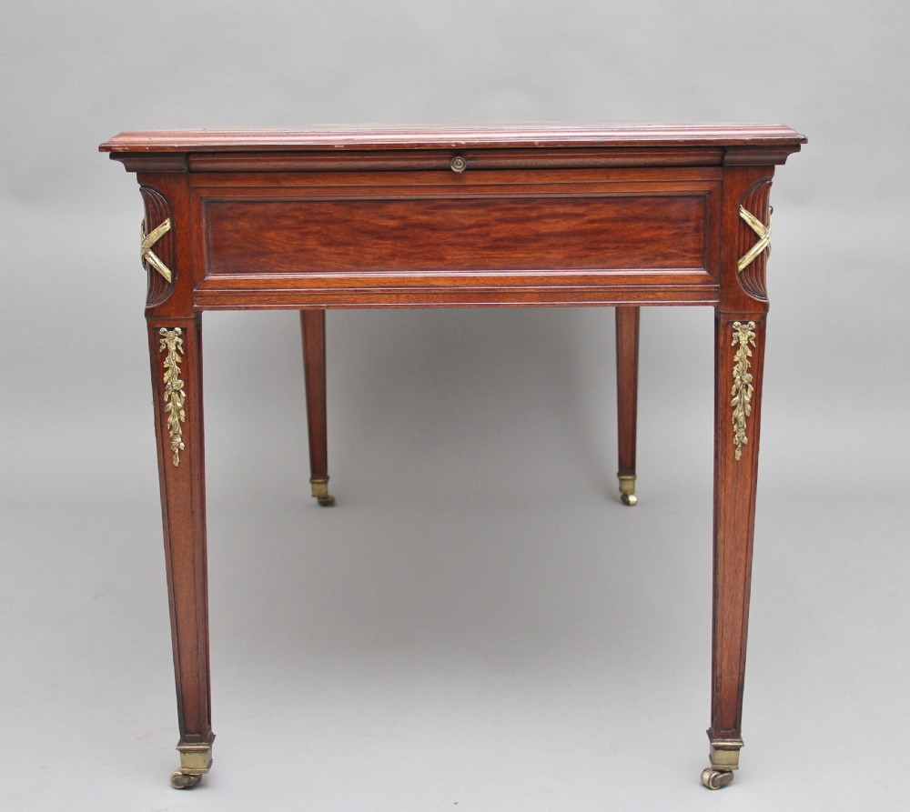 Early 19th Century mahogany directoire writing desk View V