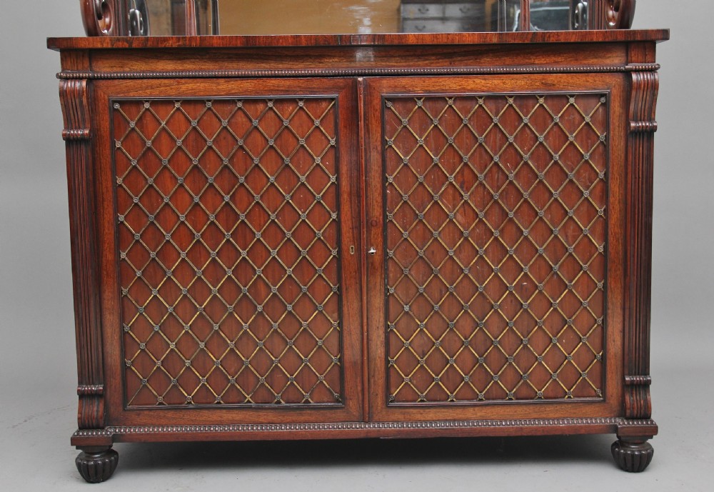 Early 19th Century rosewood cabinet View X