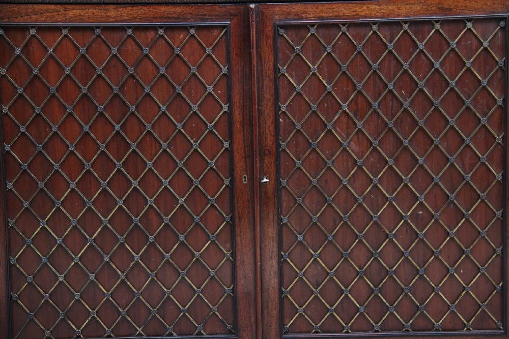 Early 19th Century rosewood cabinet View XI