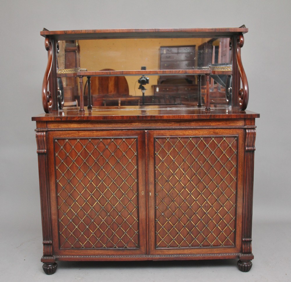 Early 19th Century rosewood cabinet View XVIII