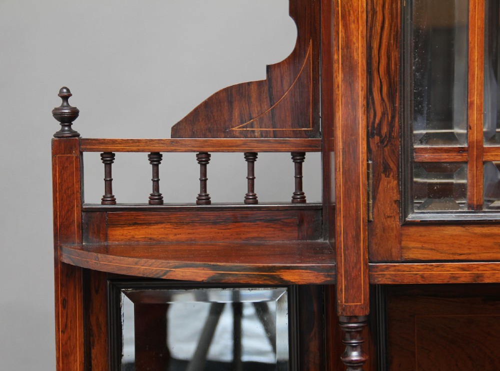 19th Century rosewood and inlaid cabinet View IX
