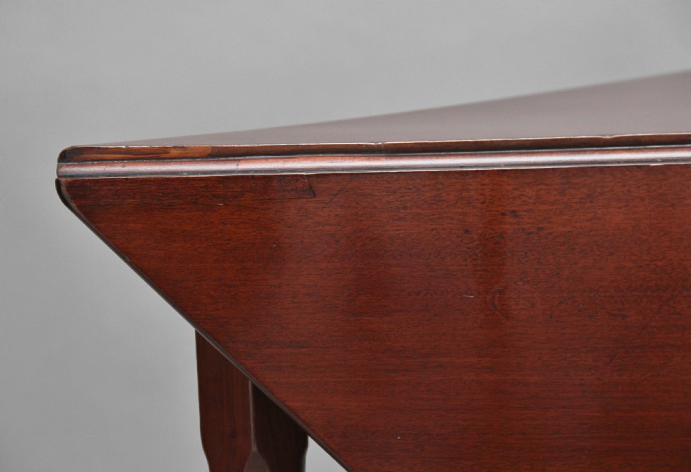 18th Century mahogany envelope table View VII