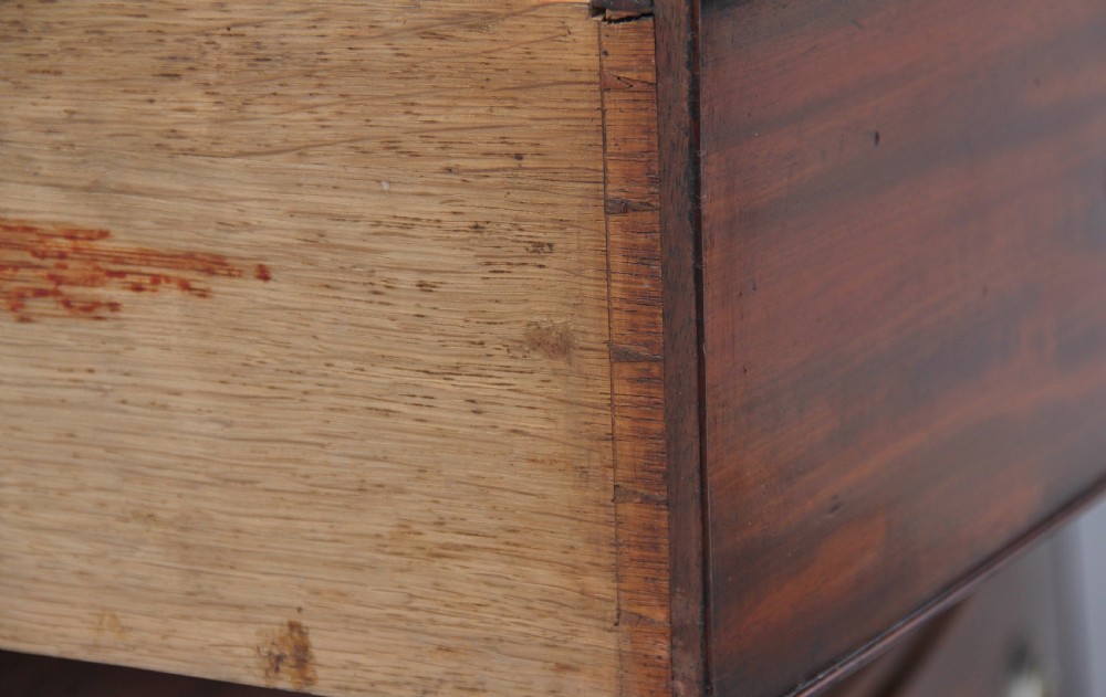 Early 19th Century mahogany bowfront chest of drawers View X