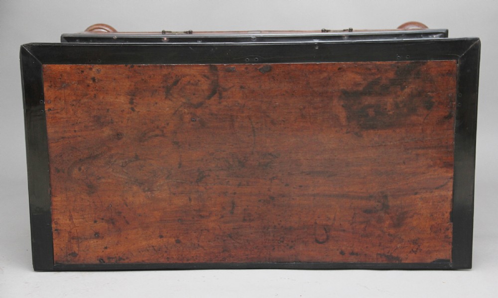 Early 19th Century teak and ebony chest View VII