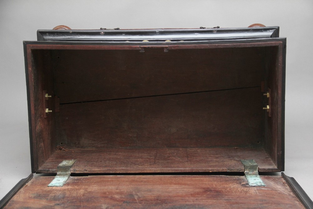 Early 19th Century teak and ebony chest View VIII