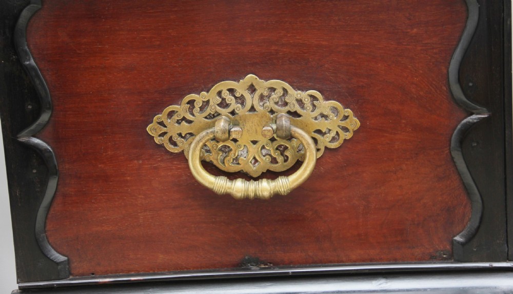Early 19th Century teak and ebony chest View X